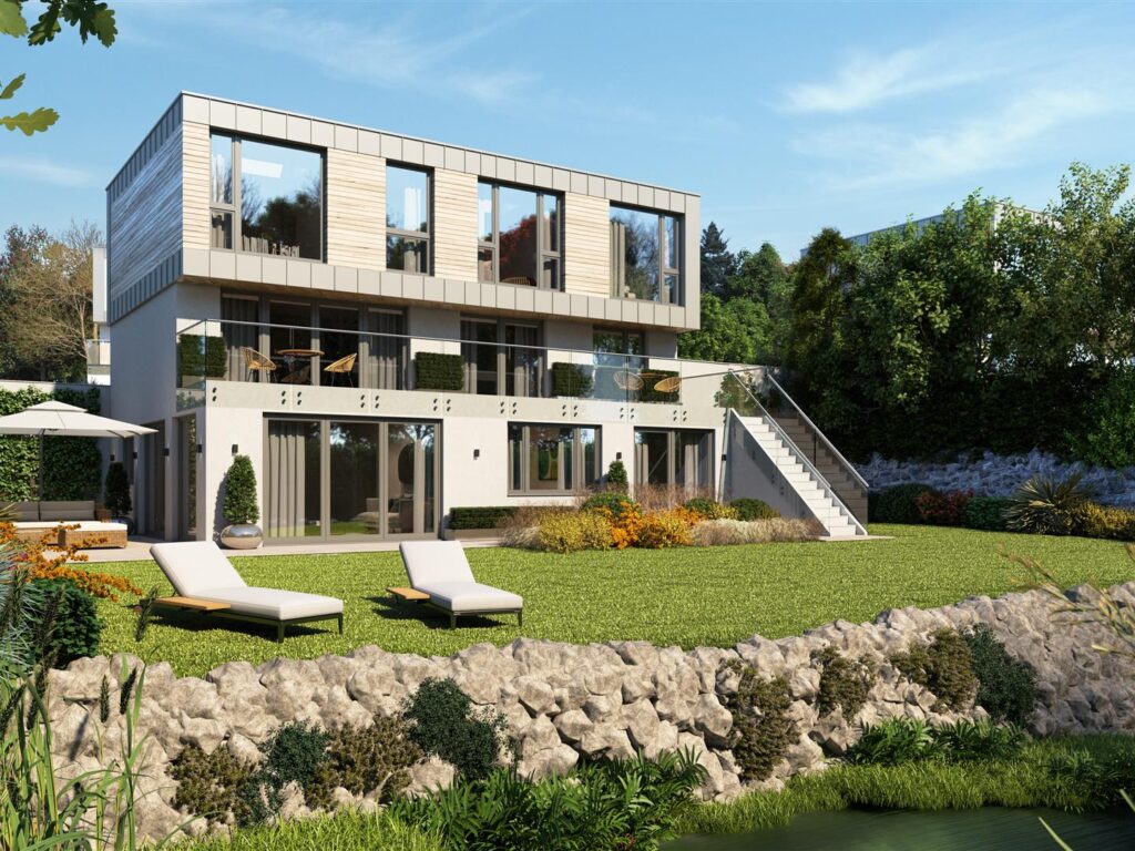 Contemporary new build in Cornwall